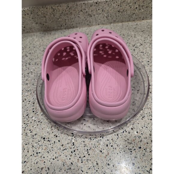 Crocs Classic Platform Clog Pink 206750 Women's Size 8 - Picture 3 of 8